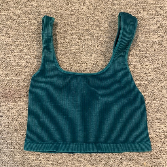 NWOT! Free People Happiness Runs Square Neck Crop size XS/S - Picture 3 of 4